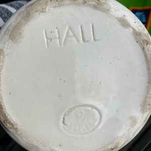 Vintage hall white vase